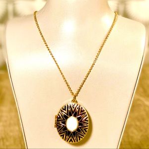 House of Harlow 1960 Reversible Tribal Locket